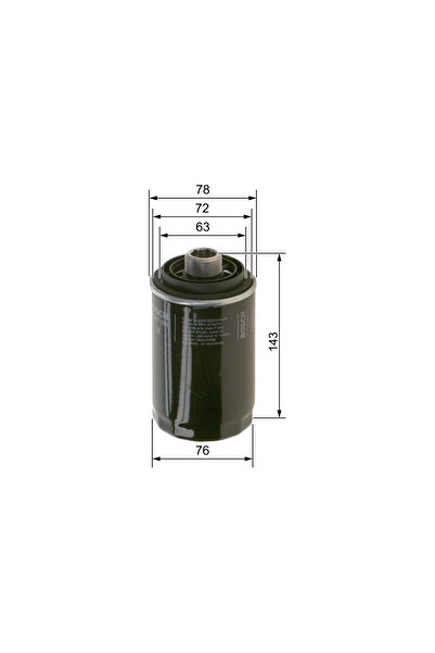 Bosch Filtru Ulei Audi A3/A6 C7/A8 D4 Seat Alhambra 2004-2019