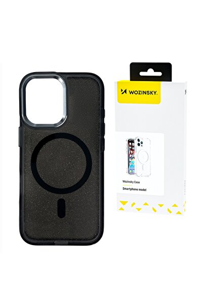 Other Etui to Samsung Galaxy S25+ Glitter Case z Mag Safe - czarne z brokatem