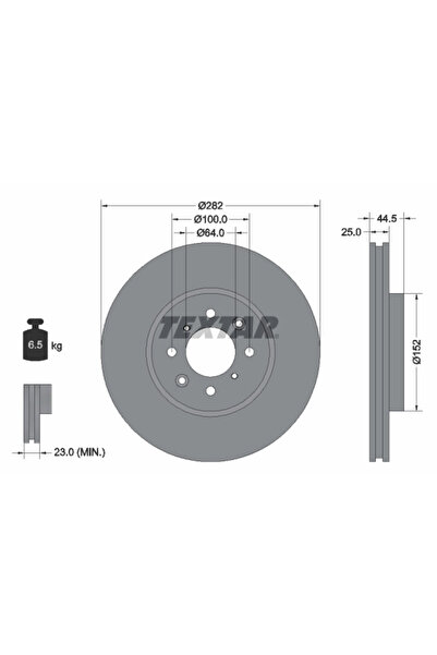 TEXTAR Disc Frana Mg Express Caseta//Mg Zr/Mg Zs