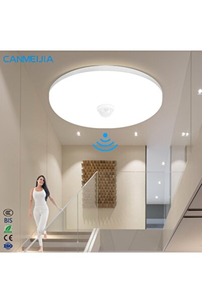 OEM Lampă de tavan LED cu senzor de mișcare, 12 W, 3000 lm, 6500 k, IP56, imp...