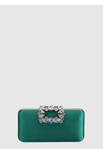 Provoq Зелена дамска чанта за вечерна рокля