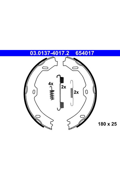 Ate Set Saboti Frana Frana De Mana Mercedes-Benz Cls/E-Class/Sl