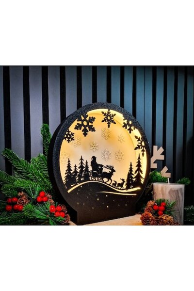 OEM Cutie luminoasă LED, cu tematică festivă în format 3D, rotundă