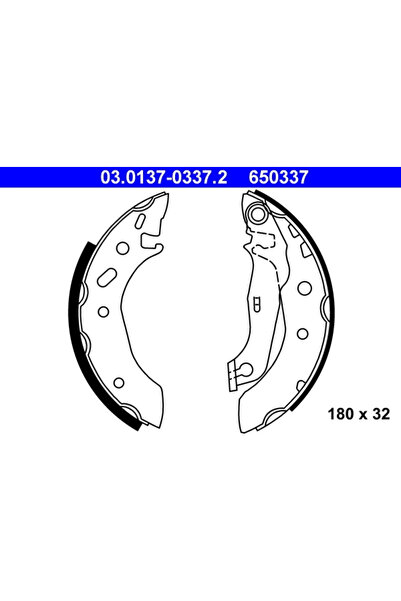 Ate Set Saboti Frana Ford Escrt 6/Escrt Classic/Fiesta 4 Mazda 121 3