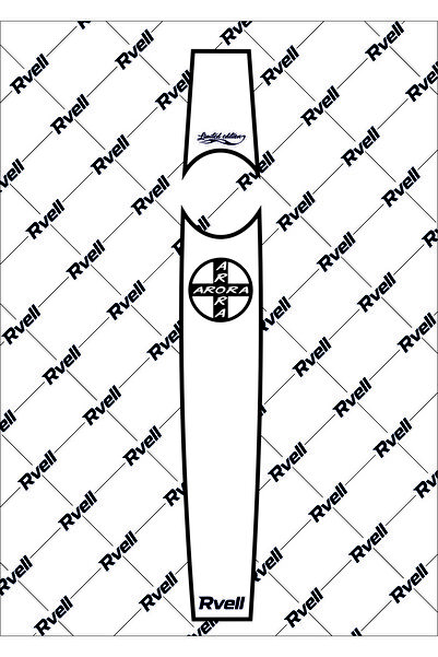 MKARAKAN Rvell Arora CG Motosiklet Uyumlu Depo Üstü Şeriridi - ( Beyaz ) 001