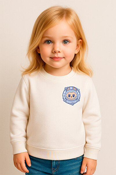 SVART WEAR Labubu Printed Children's Sweatshirt 100% Cotton Funny Fancy