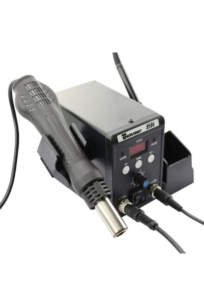 OEM Stație de lipit Sumsour 8586 220V 760W 2 în 1 cu kit de accesorii