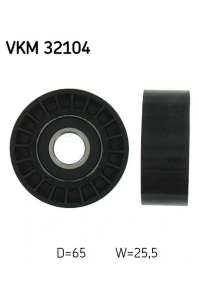 SKF Водач/задвижваща ролка на трансмисионния ремък за Alfa Romeo 159