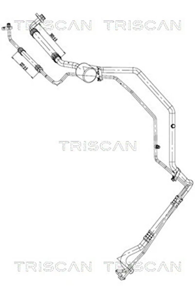 TRISCAN Conducta Presiune Variabila Aer Conditionat Citroen C4 1/C4 Cupe Peug...