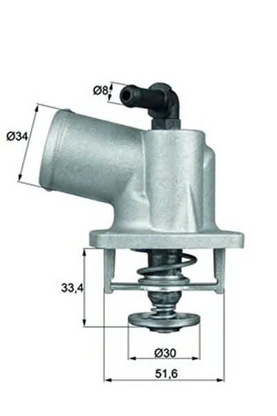 MAHLE Termostat Lichid Racire Opel Astra G/Zafira A Microbus Vauxhall Astra M...