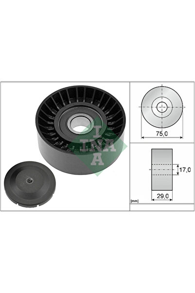 FAG Rola Ghidare/Conducere Curea Transmisie Vw Crafter 30-35 Bus/Crafter 30-5...