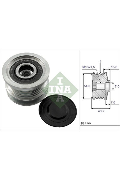 FAG Sistem Roata Libera Generator Holden Astra Sportsback Opel Astra H/Corsa ...