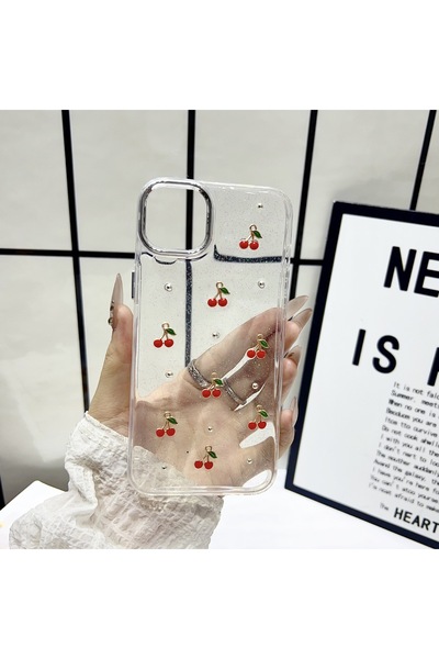 HYPERSOFT حافظة شفافة فاخرة لامعة من الإيبوكسي لهاتف آيفون 17 برو ماكس (6.9 بوصة) مع نقش بارز متوافق مع شريحة SIM