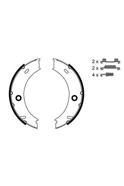 Bosch Set Saboti Frana Frana De Mana Mercedes-Benz Sprinter 3-T Bus/Sprinter 3-T