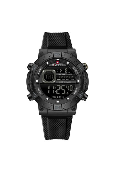 Naviforce Ceas bărbătesc 9241 negru – design business, funcții multiple, alarmă, rezistent la apă 3ATM