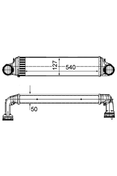 MAHLE Intercooler Compresor Bmw 3
