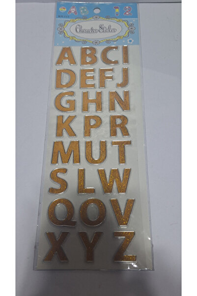 abnturk Ambalaj Boyutu 40*13cm Yapışkanlı Harfler Yerli Üretim Çocuklar İçin Harika Yapışkanlı Harfler