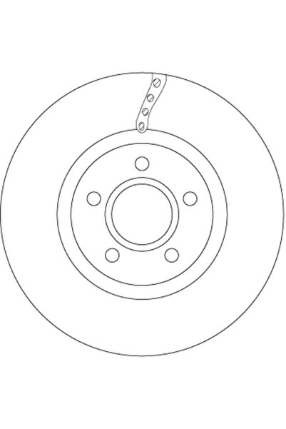 TRW Disc Frana Volvo V40 Cross Country