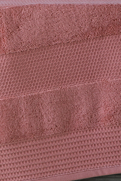 HRN Textile 12-Piece Cotton Low Twist 50X90 cm Towel Set - Soft and Absorbent