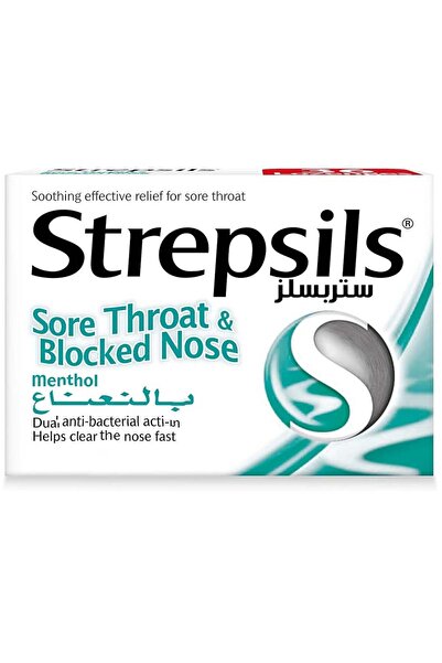 STREPSİLS Sore Throat & Blocked Nose Lozenges