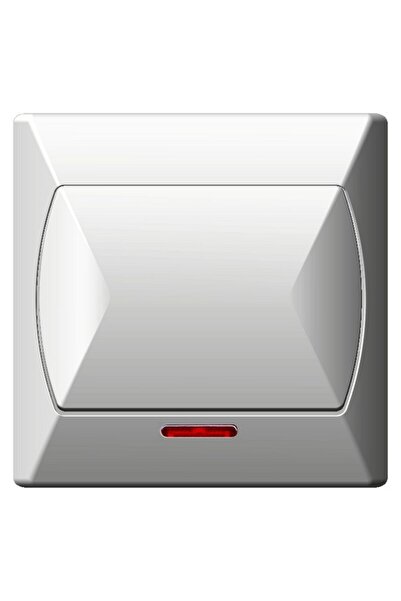 Other Întrerupător unipolar cu iluminare portocalie ACCENT WHITE