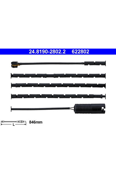 Ate Senzor De Avertizare Uzura Placute De Frana Mg Mg Zt Rover 75