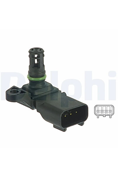 DELPHİ Senzor Presiune Supraalimentare Ford C-Max/Fiesta 5/Fiesta 6 Jaguar S-...