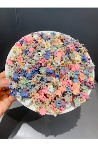 Genaric 100 قطعة من مشابك الشعر الصغيرة اللطيفة ، يمكن استخدامها كعناصر Y2K، ...