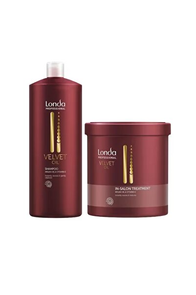 Londa Professional SET pentru păr uscat și deteriorat ULEI DE CÂȚIE: șampon 1000ml + tratament 750ml