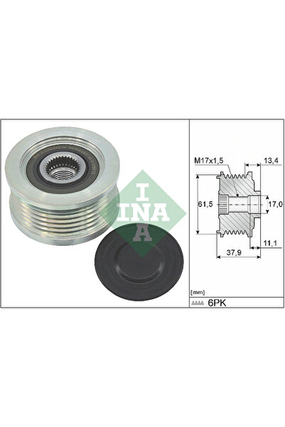 FAG Sistem Roata Libera Generator Alfa Romeo 145/146/156 Fiat Brava/Bravo 1/D...