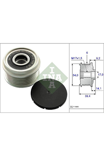 FAG Sistem Roata Libera Generator Citroen Nemo Microbus Fiat Grande Punto/Ide...