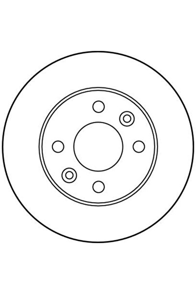 TRW Disc frana RENAULT 21 limuzina 1986-1994 DF1016
