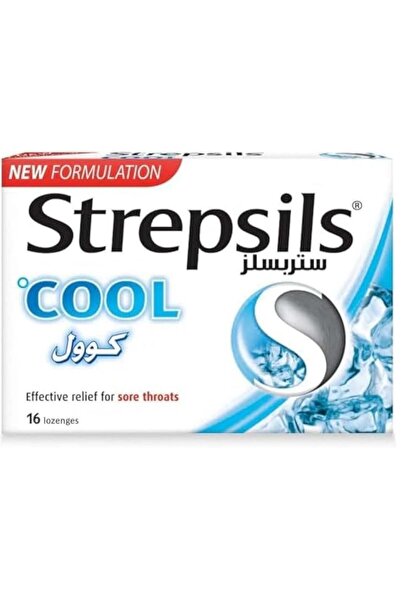 STREPSİLS Cool Sore Throat Pain Relief 16-Lozenges