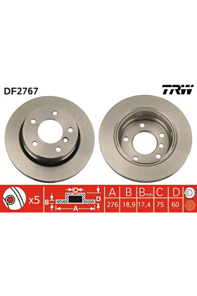 TRW Disc Frana Bmw 3