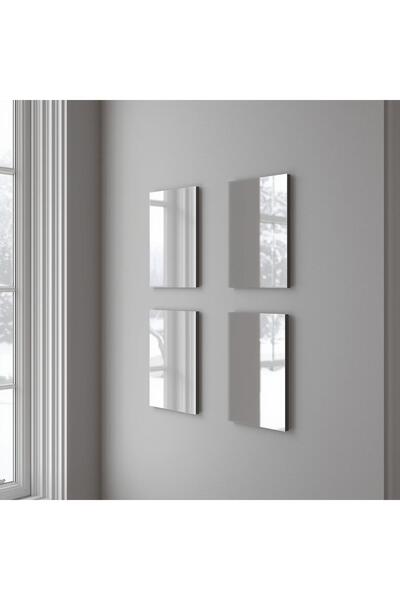 MAFRA Kare Boy Aynası 4 Parçalı 30x23 Cm, Boy Aynası, Parça Ayna, Gümüş Ayna,...
