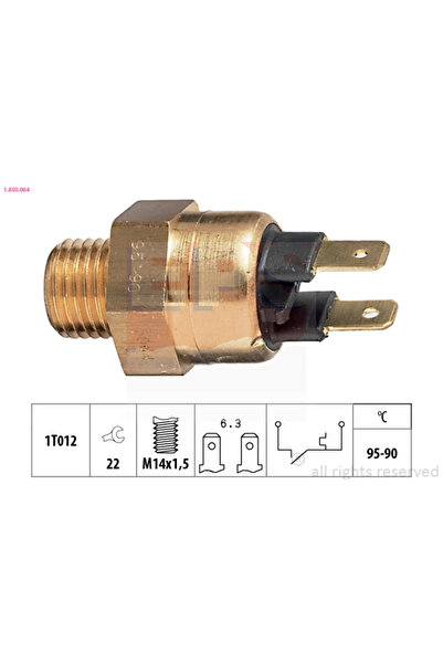 Eps Comutator Temperatura, Ventilator Radiator Bmw 2.5-3.2 Cupe (e9) 1971-1976 Benzina