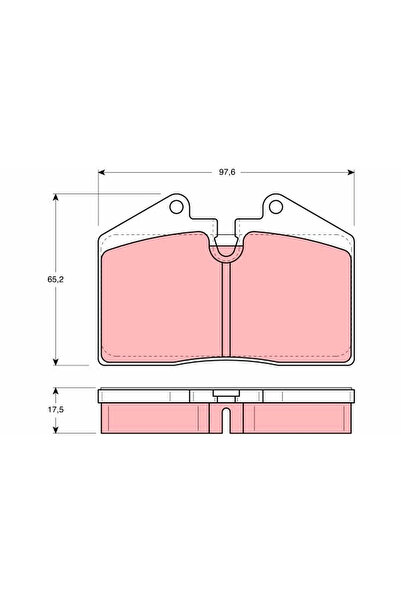 TRW Set Placute Frana Frana Disc Audi 80 B4 Ferrari 348 Tb/Gtb/348 Ts/Gts/456...