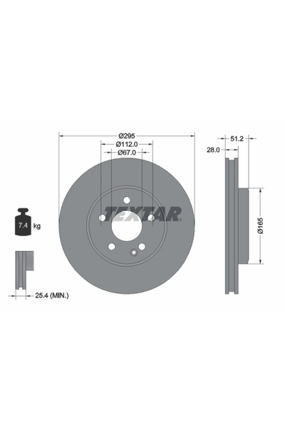 Krieger Disc frana Infiniti Q30/QX30 Mercedes-Benz Clasa A/Clasa B Sports Tou...