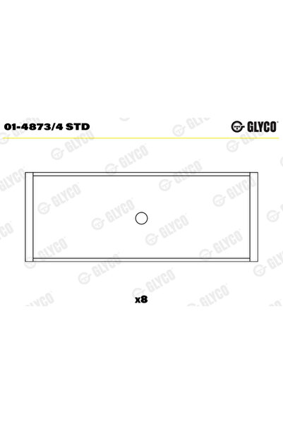 GLYCO Cuzineti Biela Audi A1/A3 Seat Altea/Ibiza 4/Leon