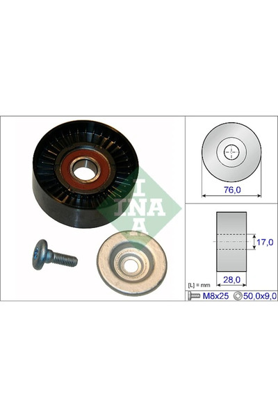 FAG Rola Ghidare/Conducere Curea Transmisie Mercedes-Benz C-Class/Clk