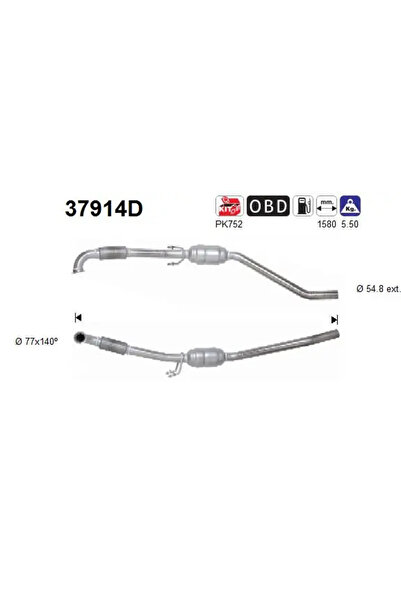 As Catalizator Vw Transporter T5 Bus/Transporter T5 Caroserie/Transporter T5 ...