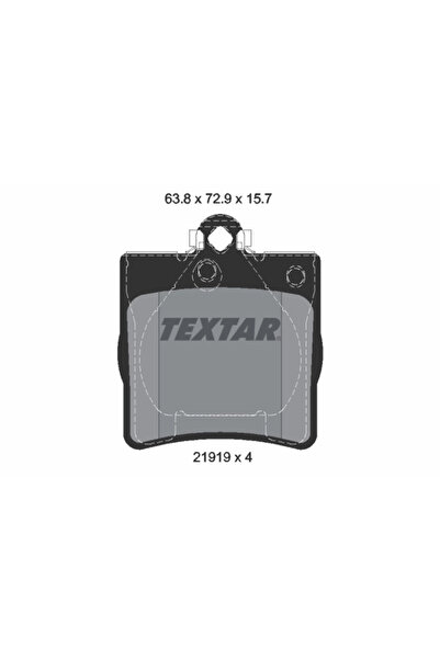 TEXTAR Set Placute Frana Frana Disc Mercedes-Benz C-Class/Clk/E-Class
