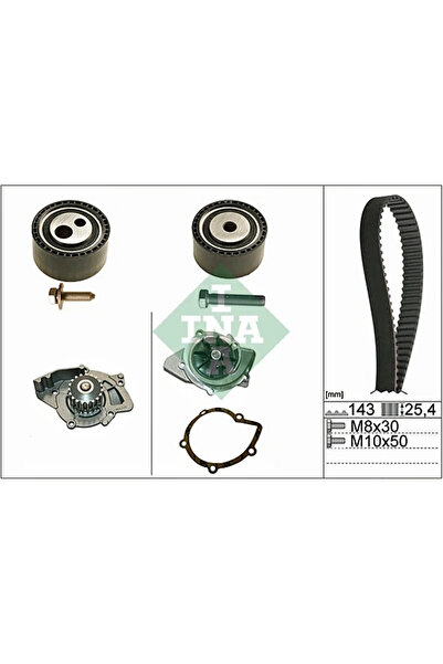 FAG Set Pompa Apa + Curea Dintata Citroen Jumper 1 Bus/Jumper 1 Caroserie/Jum...