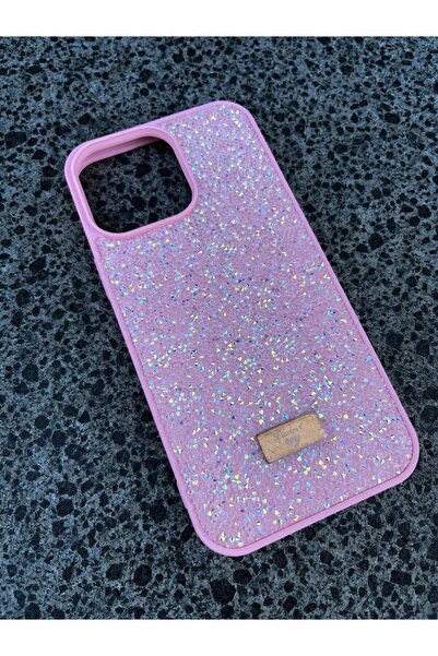 Iphone 12-12 PRO Uyumlu Zebana Taşlı Glitter Kılıf