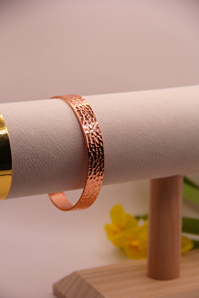 assa accessories Pure Copper Bracelet Handmade Open Back Suitable for Any Wri...