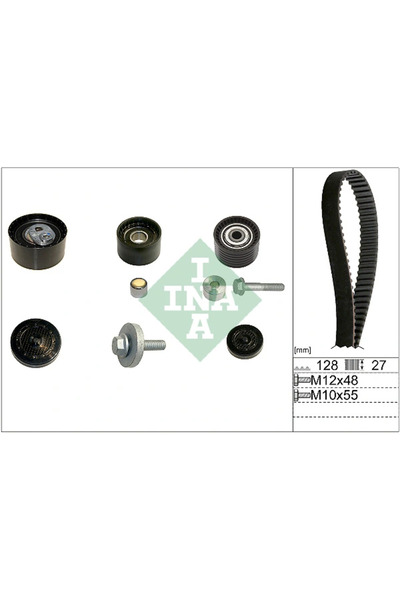 FAG Комплект ангренажен ремък Renault Captur 1/Clio 2/Duster