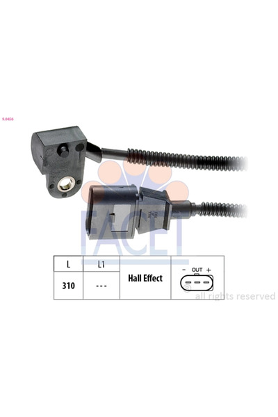 FACET Senzor Pozitie Ax Cu Came Audi A3/A4 B7/A6 C6 Jeep Compass