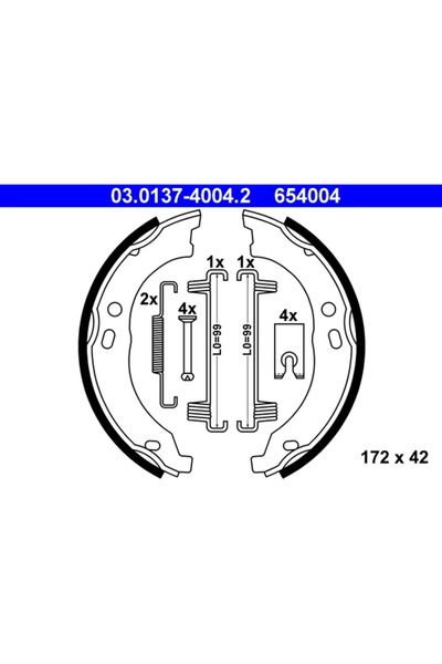 Ate Set Saboti Frana Frana De Mana Citroen Jumper 2 Bus/Jumper 2 Caroserie/Ju...