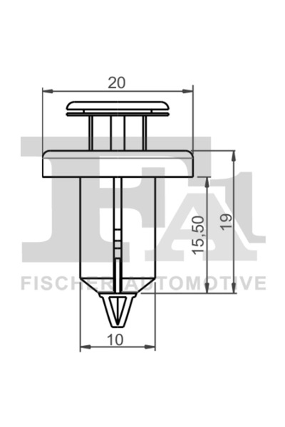 FA1 Clips Acoperire Decorativa Si Protectie Honda Jazz 3