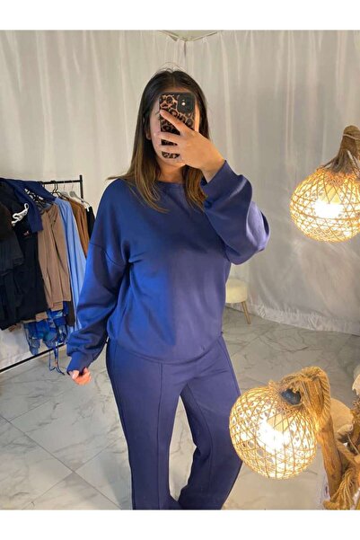 Butik yumuşak kumaş alt üst takım trendy eşofman takımı-kadın eşofman takımı